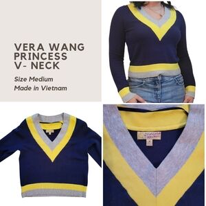 Vera Wang Princess V-Neck sweater